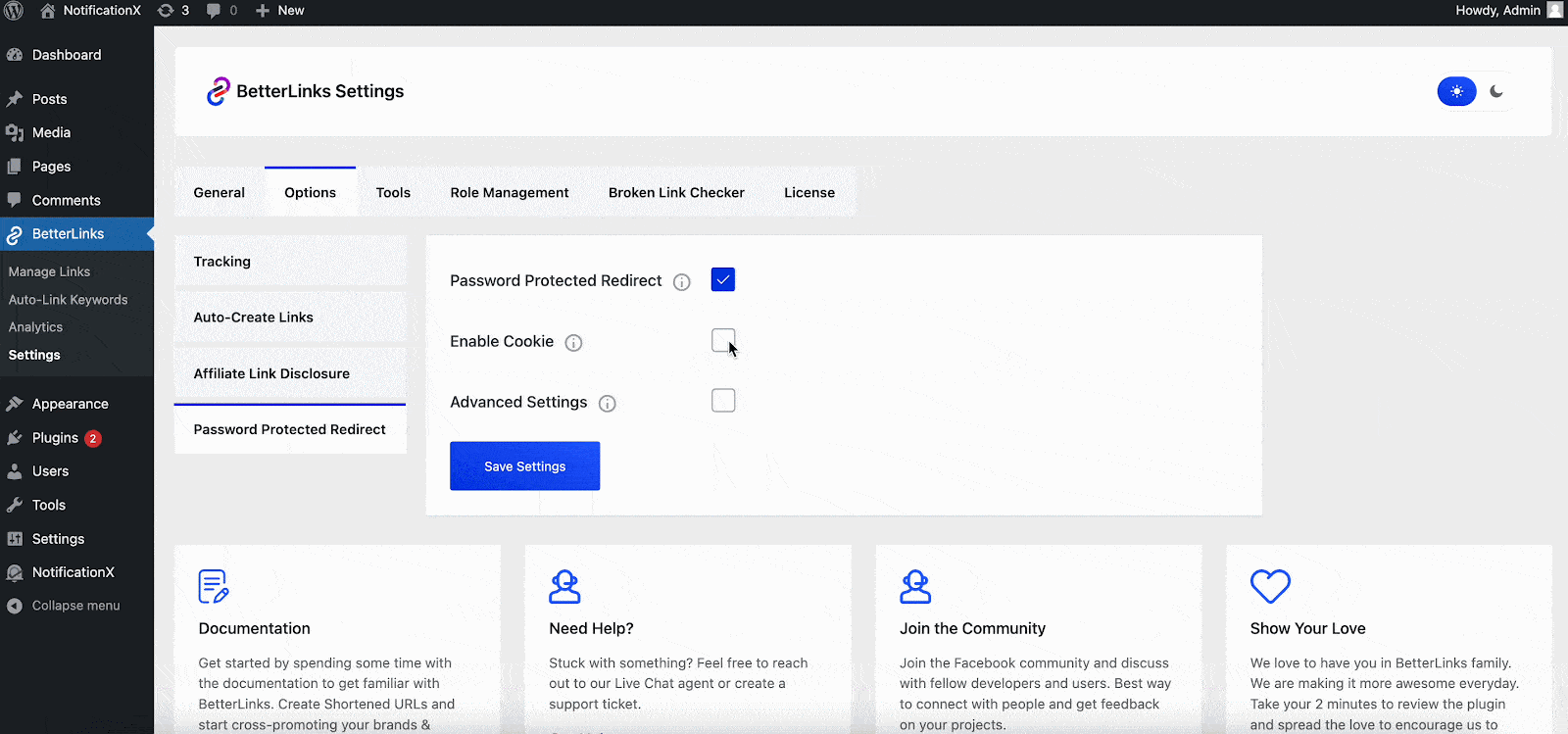 Password Protected Redirect
