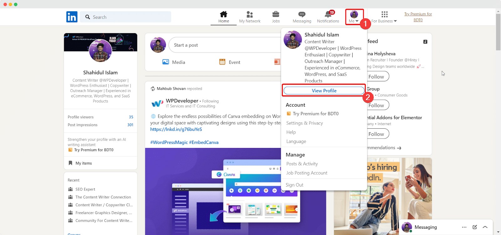 access-your-linkedin-profile