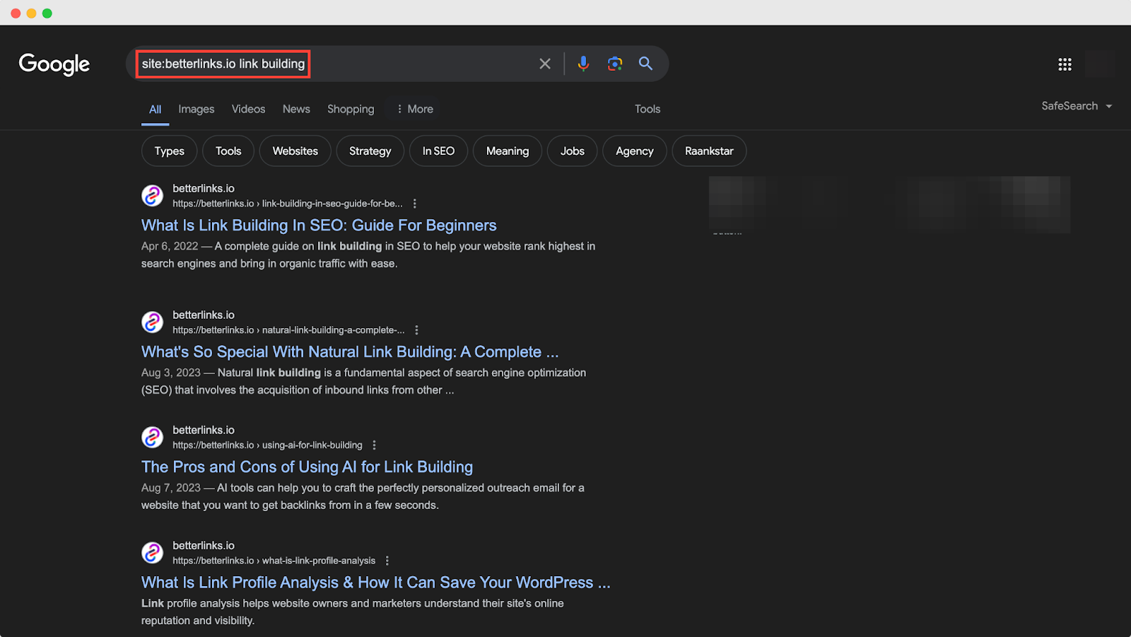 Keyword Cannibalization