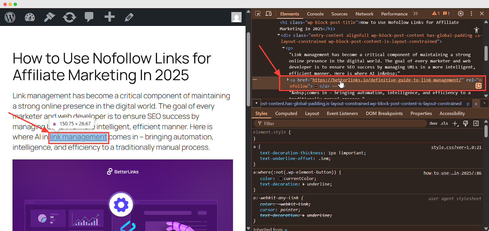 Nofollow Links for Affiliate Marketing