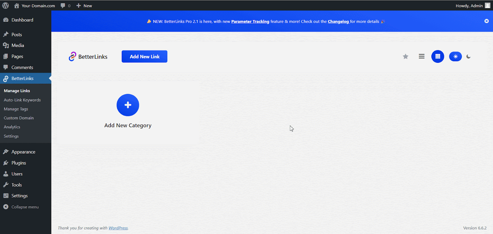 Create a New Redirect