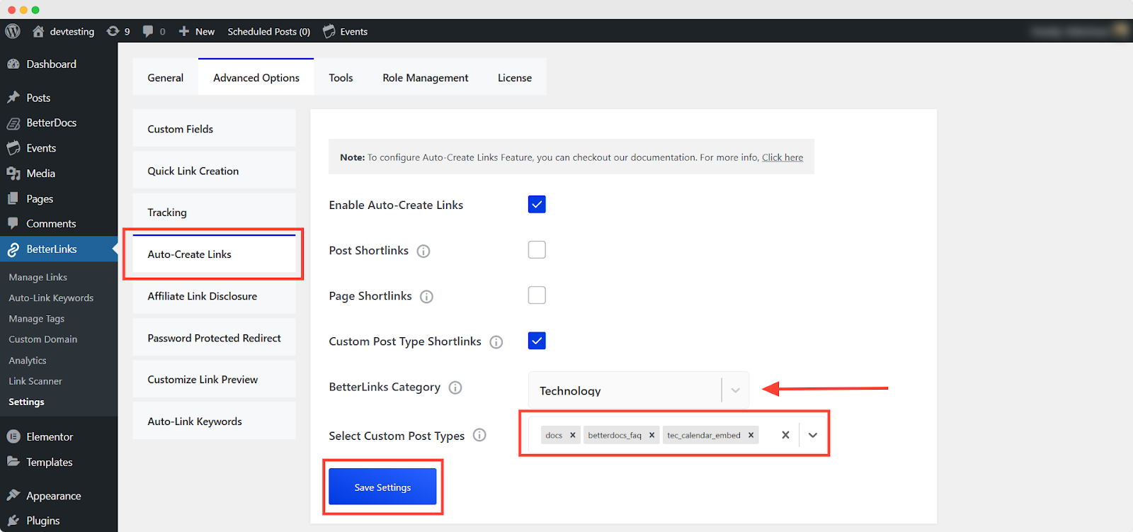 Select Custom Post Type