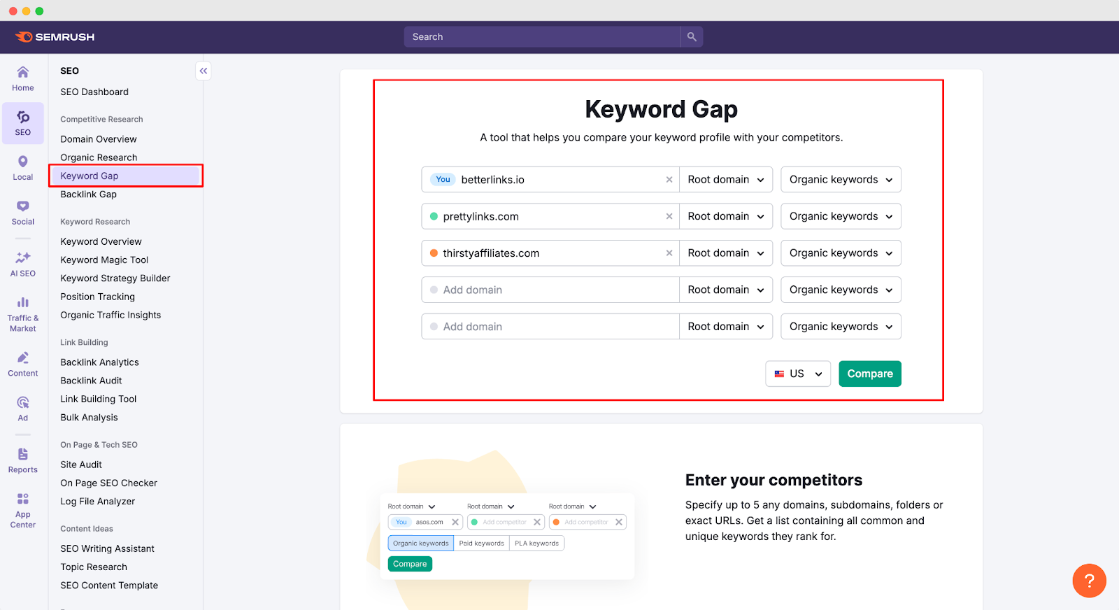 keyword gap analysis