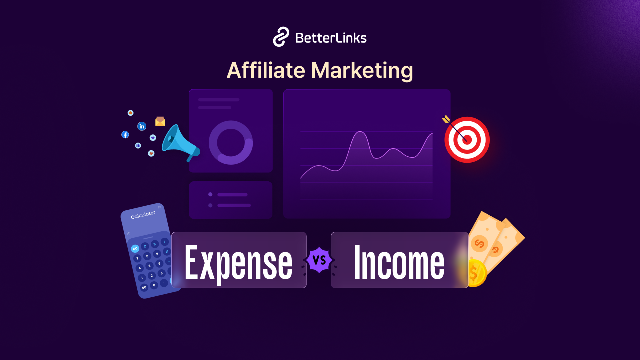 affiliate marketing income vs expenses