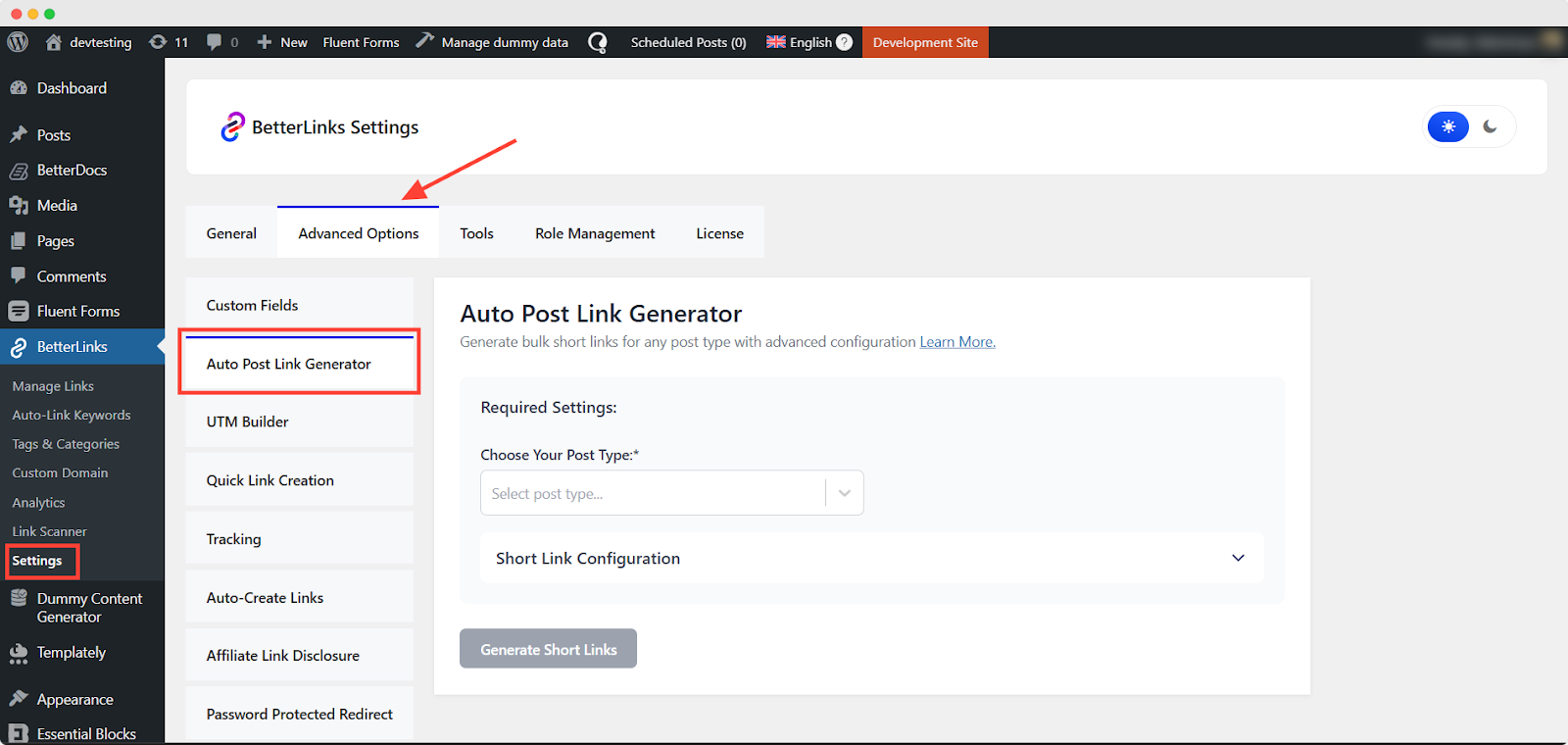 How the Auto Post Link Generator Works in BetterLinks?