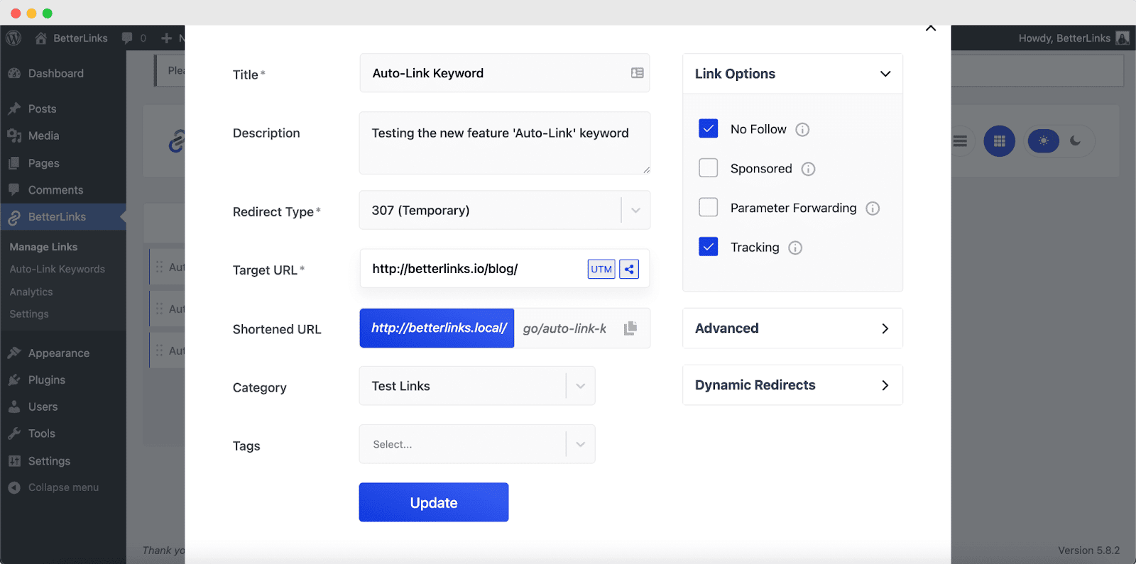 Auto-Link Keywords Import And Export