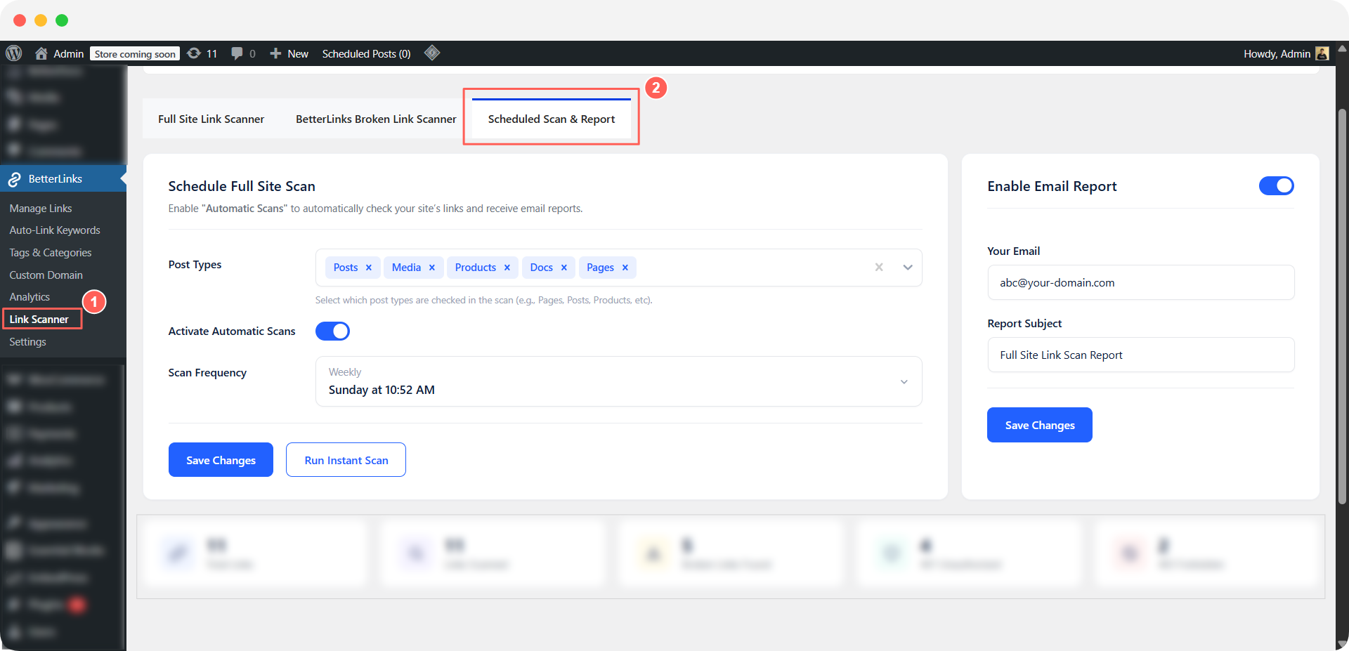 Step 1: Configure Scheduled Scan 